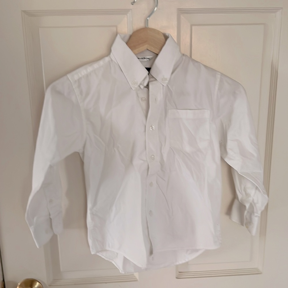 Boys Rugged Bear button down long sleeve shirt